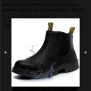 Waterproof steel toe boots for men size 11 new in box